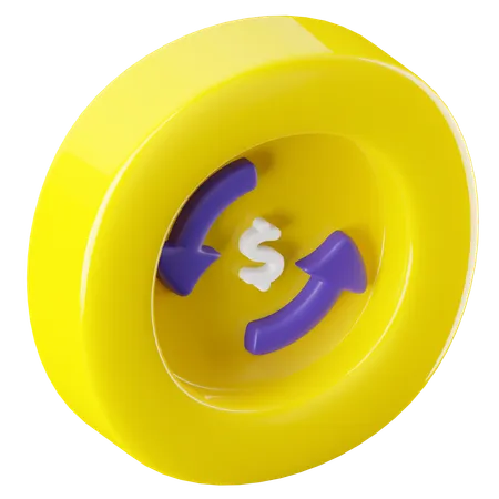 Cash Flow  3D Icon