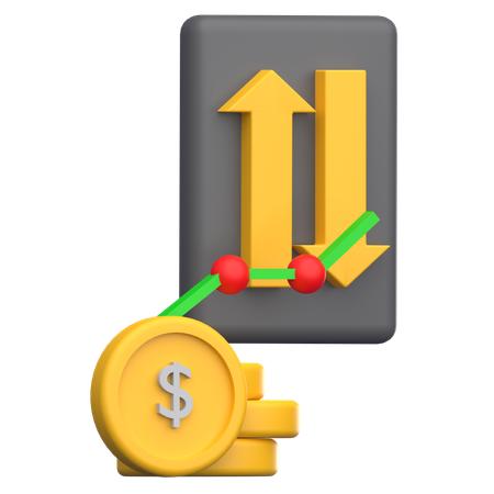 Cash Flow  3D Icon