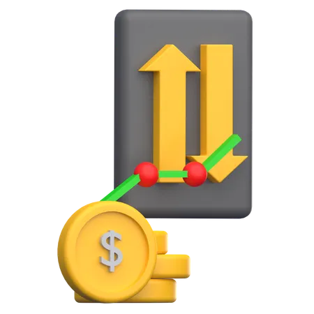 Cash Flow  3D Icon