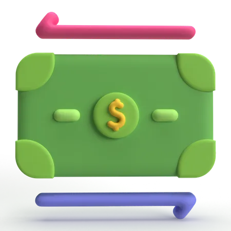 Cash Flow  3D Icon