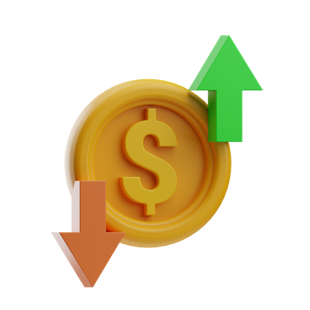 Cash flow  3D Icon