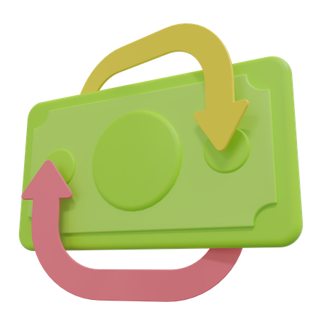 Cash Flow  3D Icon