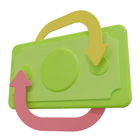 Cash Flow  3D Icon