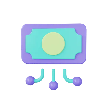 Cash Flow  3D Icon