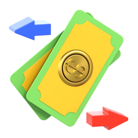 Cash Flow  3D Icon