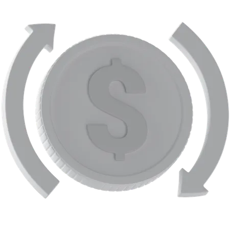 Cash Flow  3D Icon