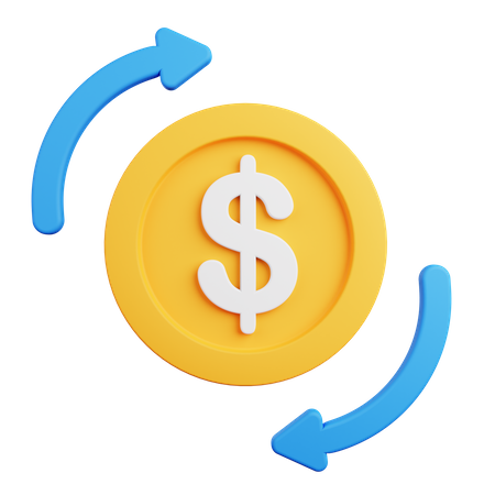 Cash Flow  3D Icon