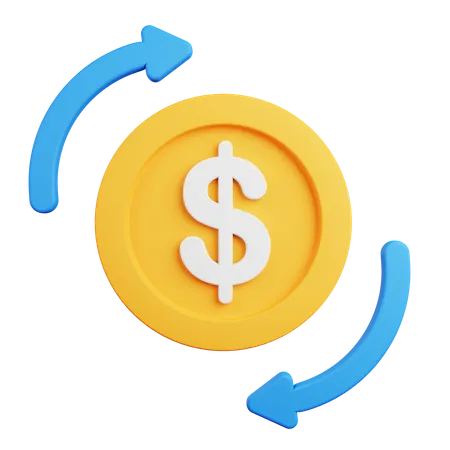 Cash Flow  3D Icon