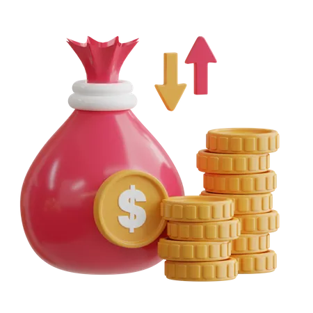 Cash Flow  3D Icon