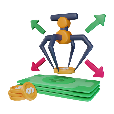 Cash Flow  3D Icon