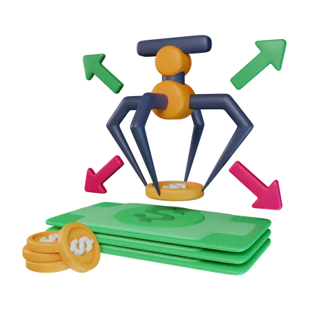 Cash Flow  3D Icon