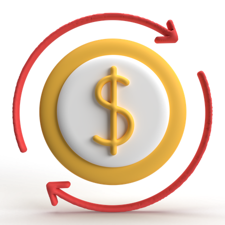 Cash Flow  3D Icon