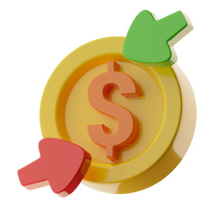 Cash Flow  3D Icon