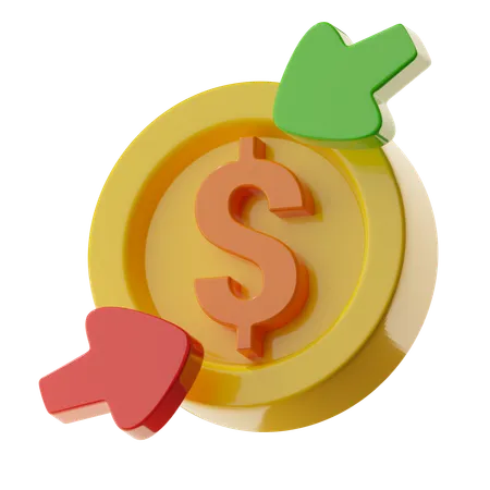 Cash Flow  3D Icon