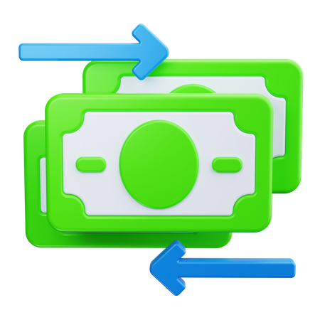 Cash Flow  3D Icon