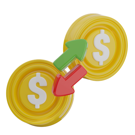 Cash Flow  3D Icon