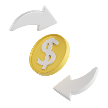 Cash Flow  3D Icon