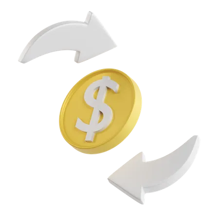 Cash Flow  3D Icon