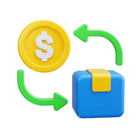 Cash Flow  3D Icon