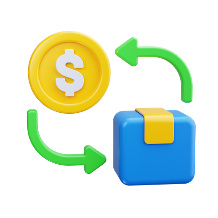 Cash Flow  3D Icon