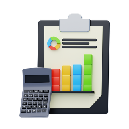 Cash Flow Statement  3D Icon