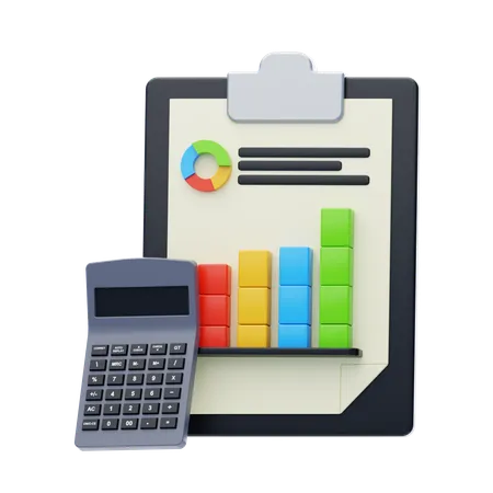 Cash Flow Statement  3D Icon