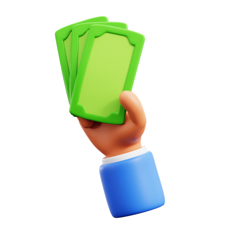 Cash Hand Gestures  3D Icon