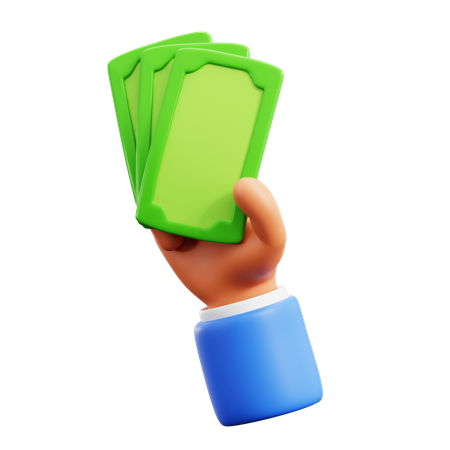 Cash Hand Gestures  3D Icon