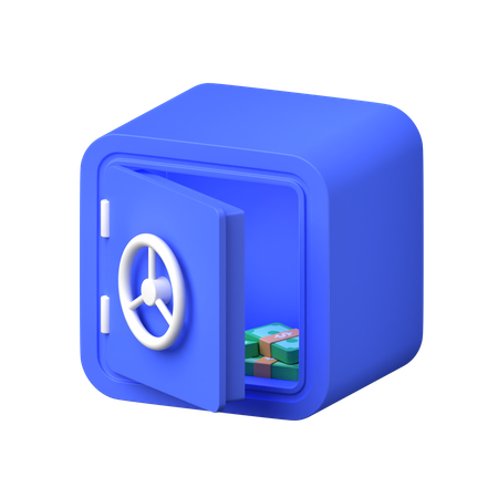 Cash Locker  3D Icon