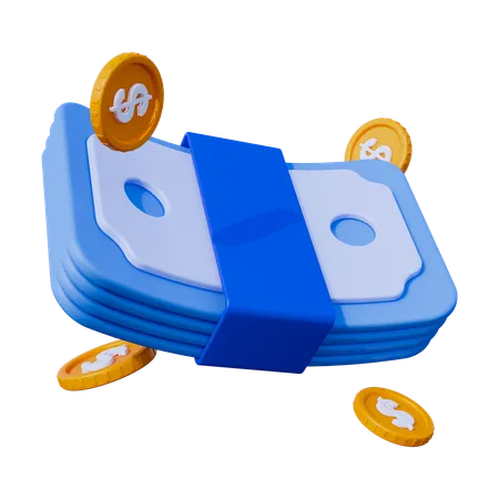 Cash Money  3D Icon