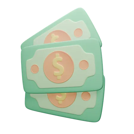 Payment In Real Money 3D Icon