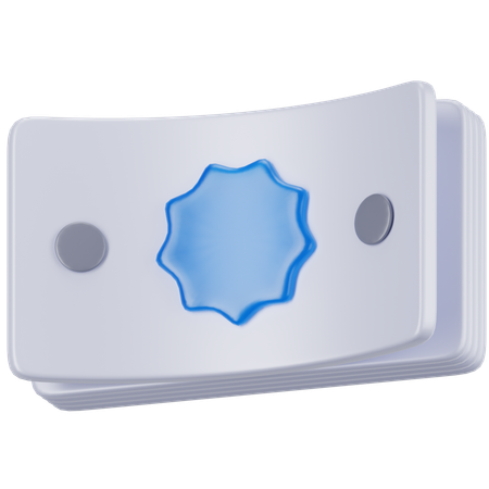 現金  3D Icon