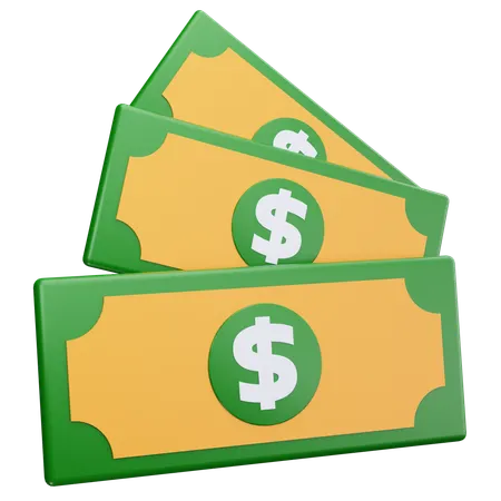 Cash Money  3D Icon