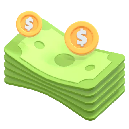 Cash Money  3D Icon