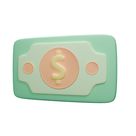 Cash Money  3D Icon