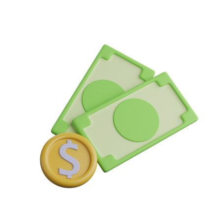 Cash Money  3D Icon