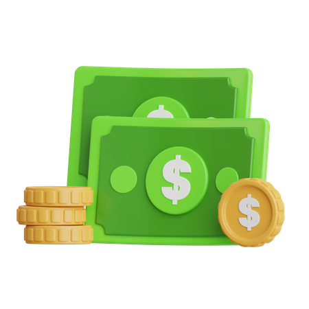 Cash Money  3D Icon