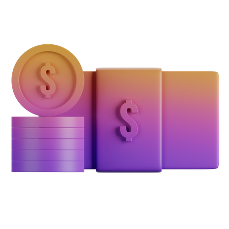 Cash Money 3D Icon