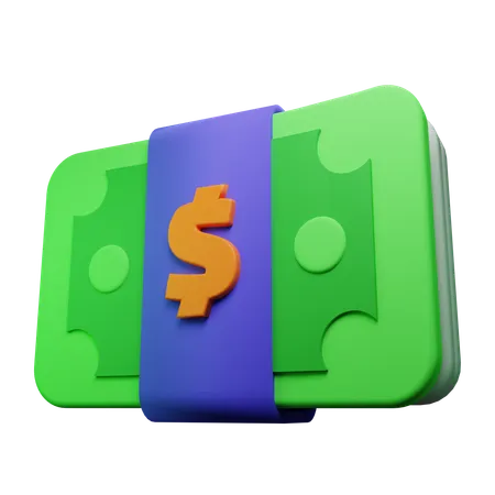 Cash Note  3D Icon