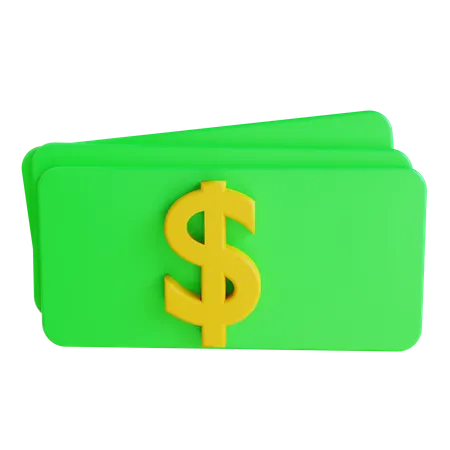 Cash Note Bundle 3D Illustration