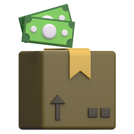 Cash On Delivery  3D Icon