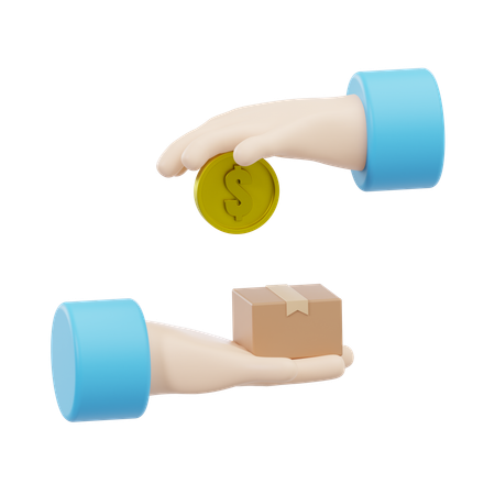 Cash On Delivery  3D Icon