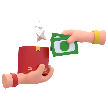 Cash On Delivery  3D Icon