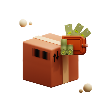 Cash On Delivery  3D Icon