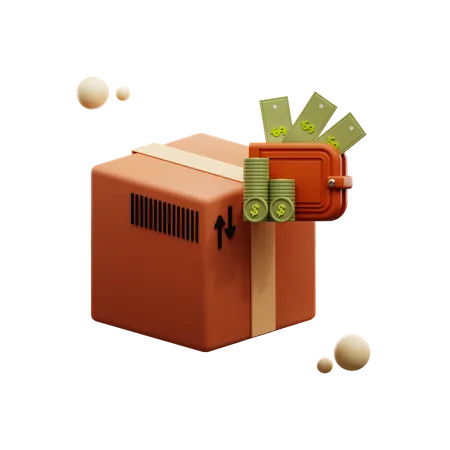 Cash On Delivery  3D Icon