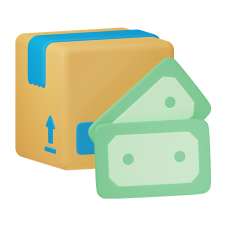 Cash On Delivery  3D Icon