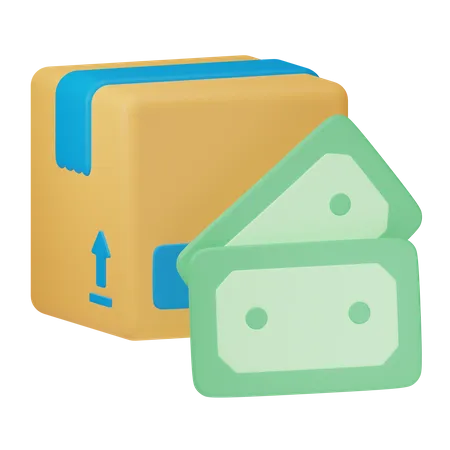 Cash On Delivery  3D Icon