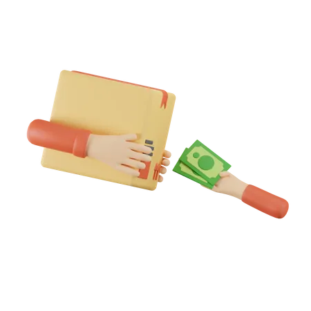 Cash On Delivery  3D Icon