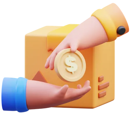 Cash On Delivery  3D Icon