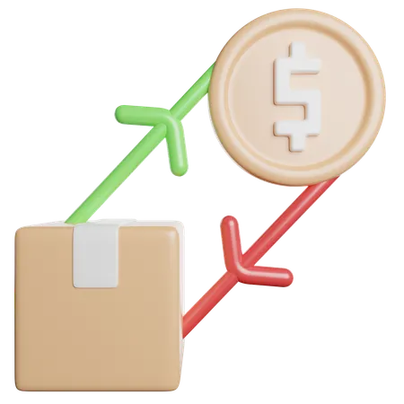 Cash On Delivery  3D Icon